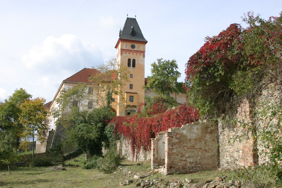 Podzimní hrad ve Vimperku