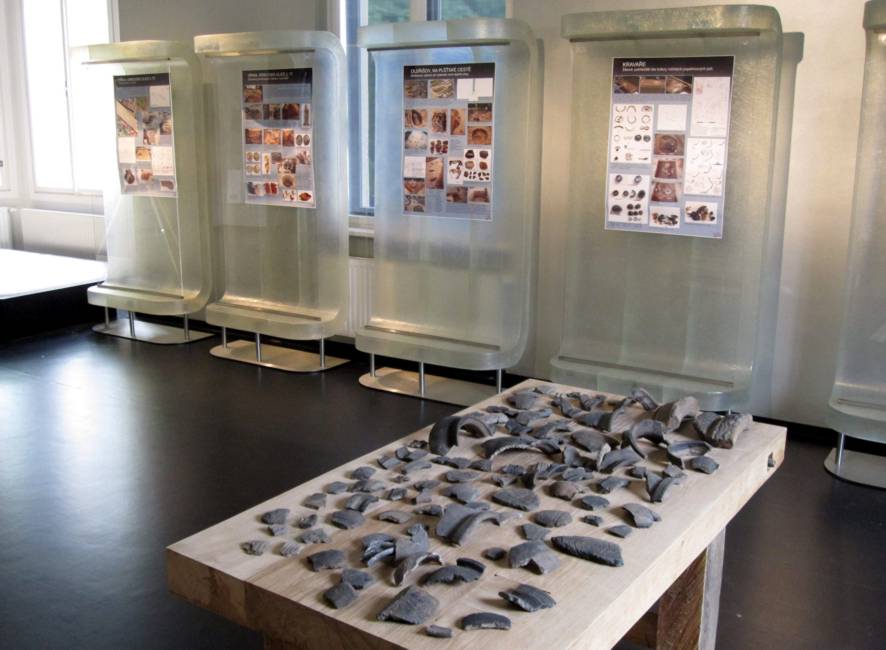 Výstava prezentující výsledky archeologických výzkumů...