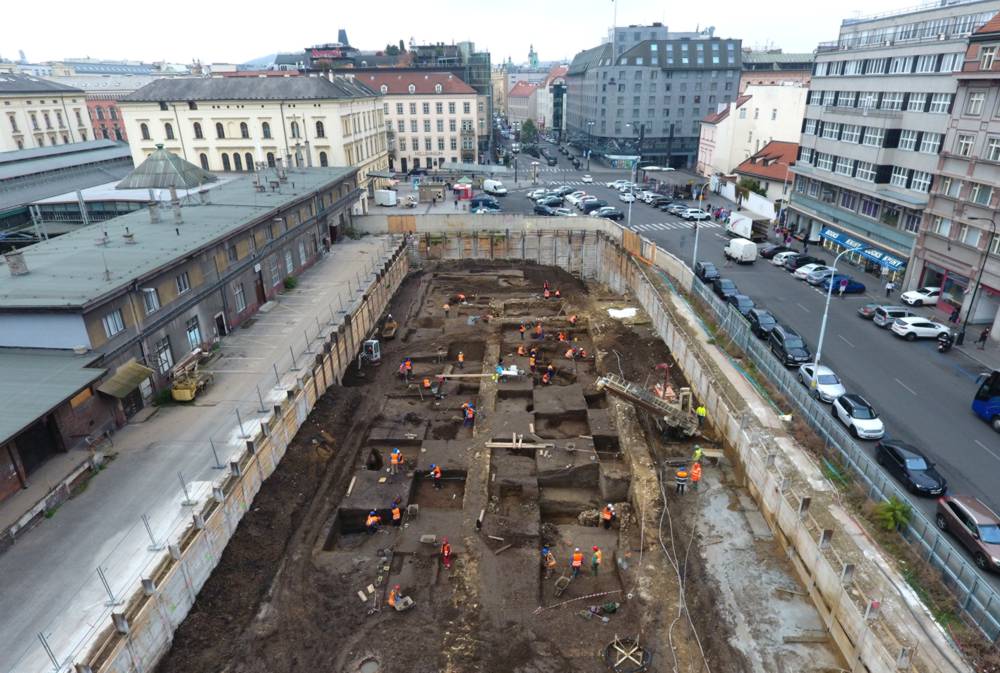 Celkový pohled na plochu výzkumu v listopadu 2017 (pohled...