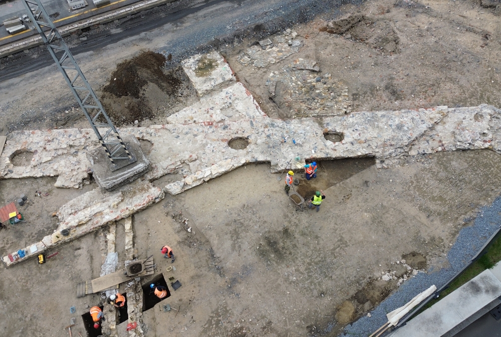 Obr. 9_Část severní obezdívky bastionu sv. Mikuláše,...